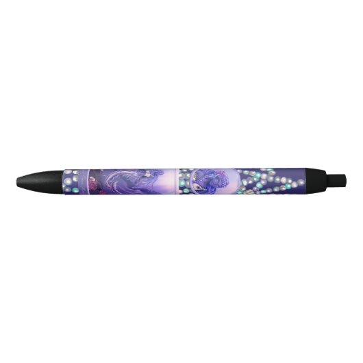 Paarse Ocean Mermaid Pen (Voorkant)