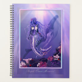 Paarse Ocean Mermaid Planner