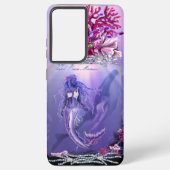 Paarse Ocean Mermaid Samsung Galaxy Hoesje (Achterkant)