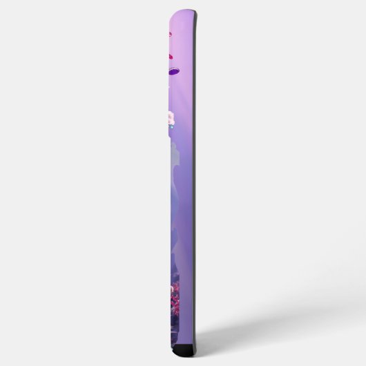 Paarse Ocean Mermaid Samsung Galaxy Hoesje (Linkerkant)