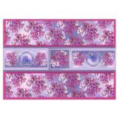 Paarse Ocean Mermaid Tafelkleed (Voorkant (Horizontaal))