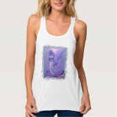 Paarse Ocean Mermaid Tanktop (Voorkant)