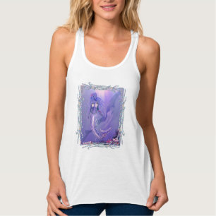 Paarse Ocean Mermaid Tanktop