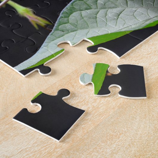 Paarse ochtendglorie Puzzle Legpuzzel (Zijkant)