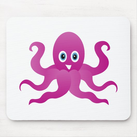 Paarse octopi muismat (Voorkant)