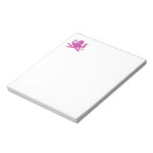 Paarse octopi notitieblok (Linkerzijde)