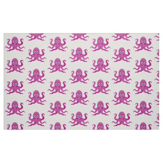 Paarse octopi stof (Fat Quarter)