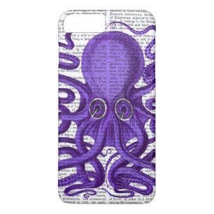 Paarse octopus Case-Mate iPhone case