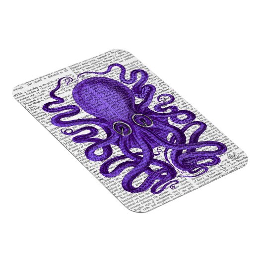 Paarse octopus magneet (Rechterzijde)