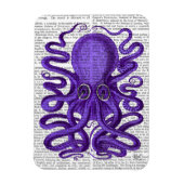 Paarse octopus magneet (Verticaal)