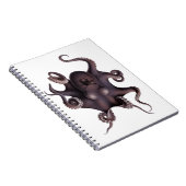 Paarse octopus notitieboek (Rechterzijde)