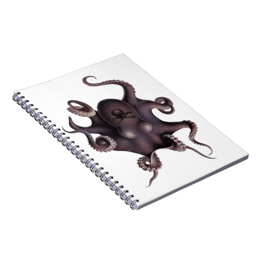 Paarse octopus notitieboek (Rechterzijde)