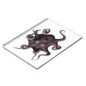 Paarse octopus notitieboek (Linkerzijde)