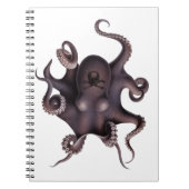 Paarse octopus notitieboek (Voorkant)