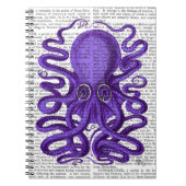 Paarse octopus notitieboek (Voorkant)