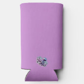 Paarse octopus seltzer blikjeskoeler (Achterkant)