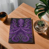 Paarse Octopus Victorian Steampunk Kraken Tissuepapier