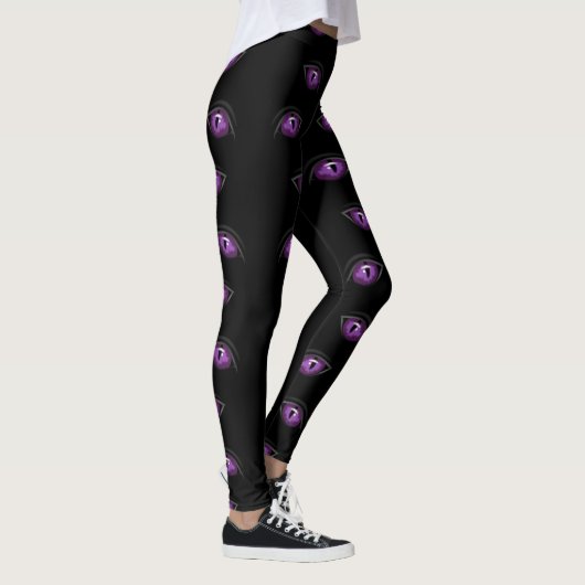 paarse ogen die Thunder_Cove beginnen Leggings (Rechts)