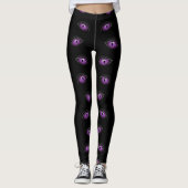 paarse ogen die Thunder_Cove beginnen Leggings (Voorkant)