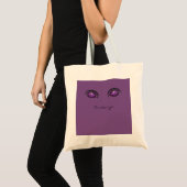 paarse ogen die Thunder_Cove beginnen Tote Bag (Voorkant (product))