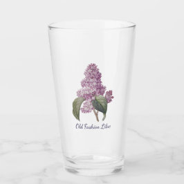 Paarse Old Fashion Lilac Bloem Tumbler Glas