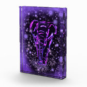 Paarse olifant fotoblok (Rechts)