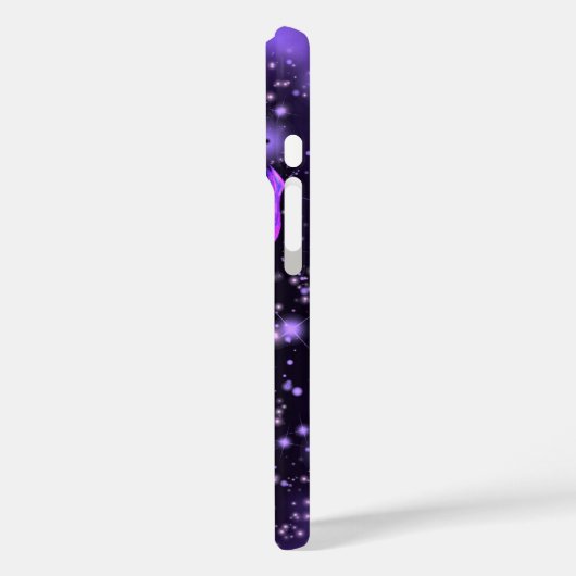 Paarse olifant iPhone hoesje (Achterkant / Links)