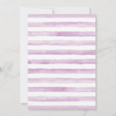 Paarse olifant meisje verjaardagsfeestje uitnodigi kaart