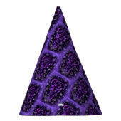 Paarse olifant partij Pet Feesthoedjes (Rechts)