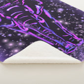 Paarse olifant Sherpa deken in de Sterrennacht (3/4)