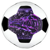 Paarse olifant Voetbal (Gedraaid)