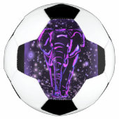 Paarse olifant Voetbal (Voorkant)