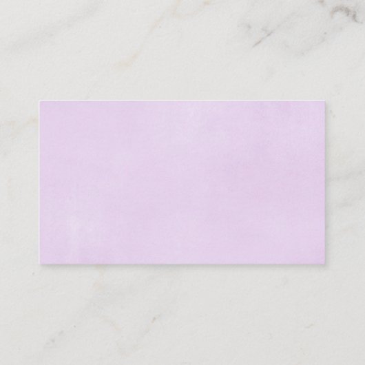 Paarse olifantenkaarten voor het baby shower van l informatiekaartje (Achterkant)