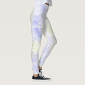 Paarse Olijf Abstract Leggings (Rechts)