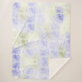 Paarse Olijf Abstract Sherpa Deken (Voorkant)