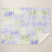 Paarse Olijf Abstract Sherpa Deken (Voorkant (horizontaal))