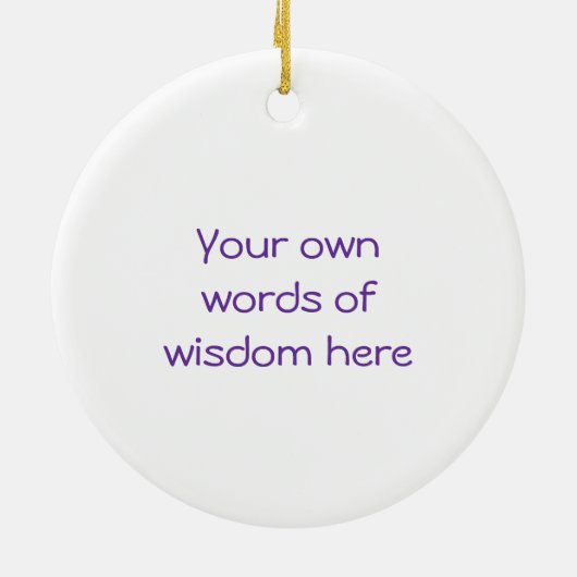 Paarse Om Symbol Ornament (Achterkant)