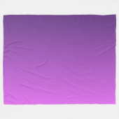 Paarse ombaargradiënt fleece deken (Voorkant (Horizontaal))