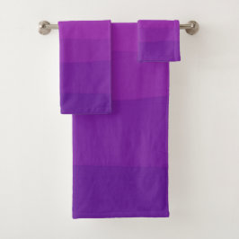 Paarse ombre Bath-handdoekset Bad Handdoek