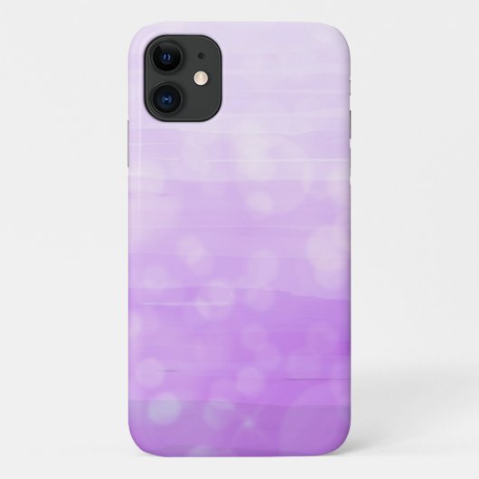 Paarse Ombre Bokeh vervaagde Pretty Vrouwelijk Case-Mate iPhone Case (Achterkant)