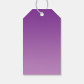 Paarse Ombre Cadeaulabel (Achterkant)