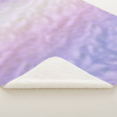 Paarse Ombre Eenhoorn Sherpa Deken (3/4)