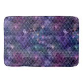 Paarse ombre- en glitterdrakenschalen schetsen badmat (Voorkant)