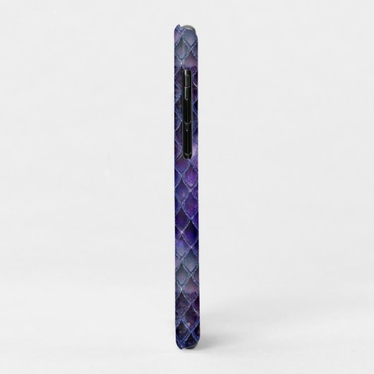Paarse ombre- en glitterdrakenschalen schetsen Case-Mate iPhone case (Achterkant/links)