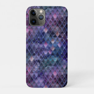 Paarse ombre- en glitterdrakenschalen schetsen Case-Mate iPhone case