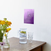 Paarse Ombre familienaam jaar vastgesteld Real Folie Afdrukken (Laag (Keuken))