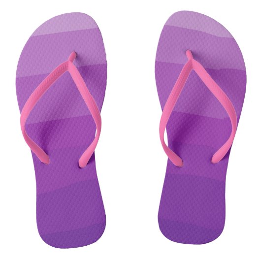 Paarse Ombre Flipflops Teenslippers (Voetbed)