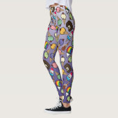 Paarse Ombre Frosty behandelt Leggings (Links)