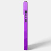 Paarse ombre geometrisch maaspatroon Monogram Case-Mate iPhone Case (Achterkant / Links)