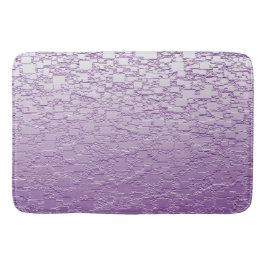 Paarse Ombre geometrische Tegel Abstract Ontwerp Badmat